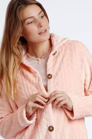 Peignoir en fourrure synthétique - Rose