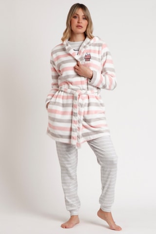 Peignoir Snoopy Snoopy et les Peanuts - Blanc et rose