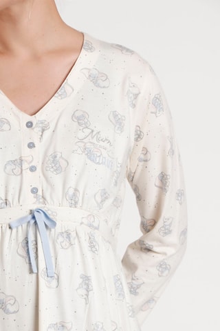 Robe de chambre pour femme enceinte Dumbo Disney - Blanc