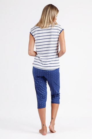 Pyjama - Blanc et bleu