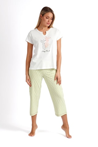 Pyjama - Vert et blanc