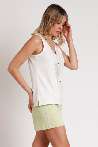 Pyjama - Vert et blanc