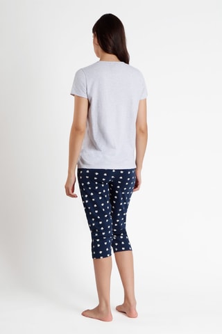 Pyjama Mickey et Minnie Disney - Bleu marine et gris