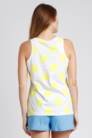 Pyjama Minnie Disney - Jaune et blanc