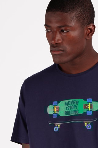 Pyjama - Bleu marine et blanc