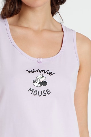 Pyjama Minnie Disney - Violet clair et blanc