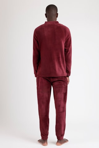 Pyjama en velours - Bordeaux