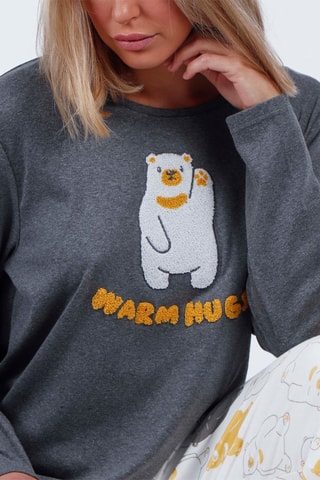 Pyjama - Gris et blanc