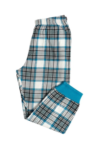 Pyjama Blanc et turquoise