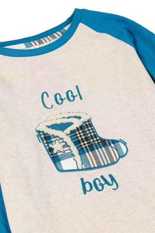 Pyjama Gris et bleu marine