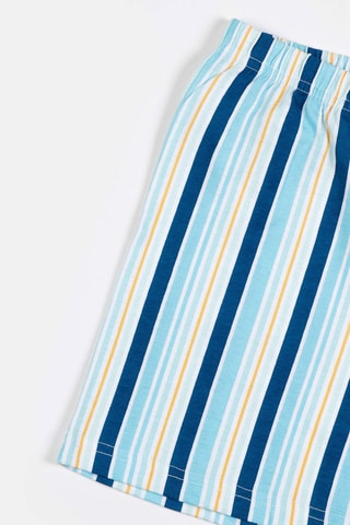 Pyjama Blanc et turquoise