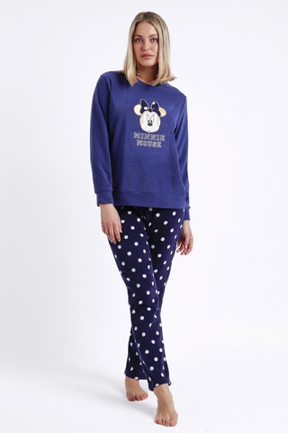Pyjama Minnie Disney - Bleu et blanc
