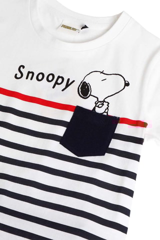 Pyjama Snoopy et les Peanuts - Bleu marine et blanc