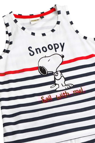 Pyjama Snoopy et les Peanuts - Bleu marine