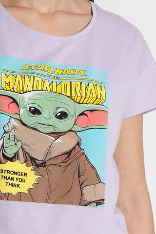 Pyjama Grogu The Mandalorian Star Wars - Mauve