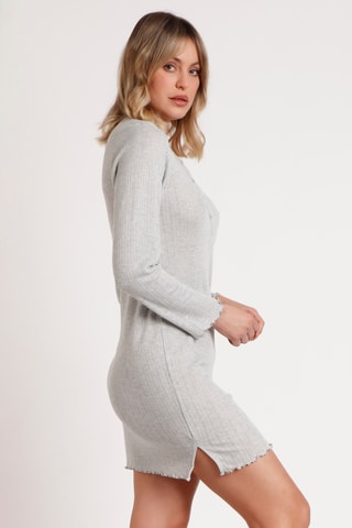 Chemise de nuit - Gris chiné