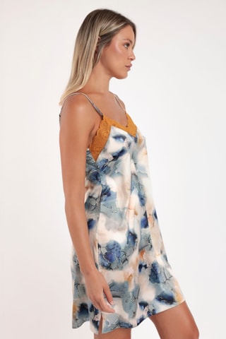 Nuisette - Ecru et bleu marine