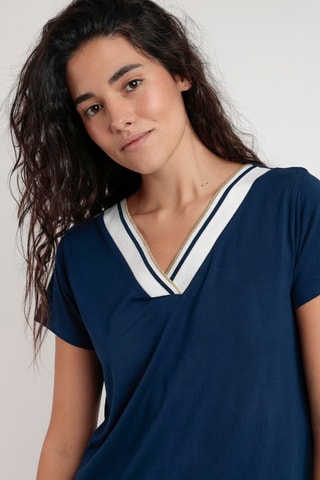 Chemise de nuit - Bleu marine