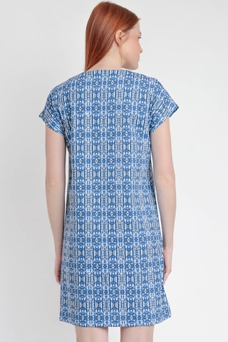 Chemise de nuit - Bleu pétrole