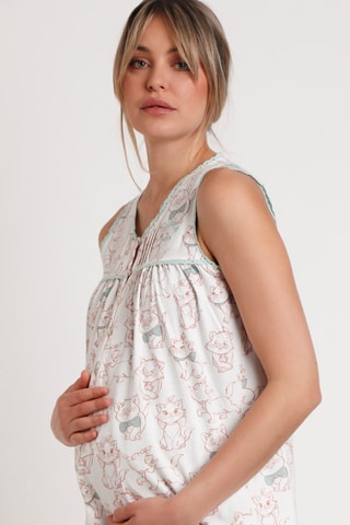 Pyjama de maternité en coton biologique Marie Les Aristochats Disney - Ciel 