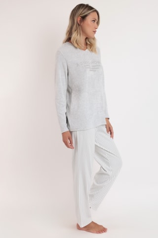 Pyjama - Gris chiné et beige