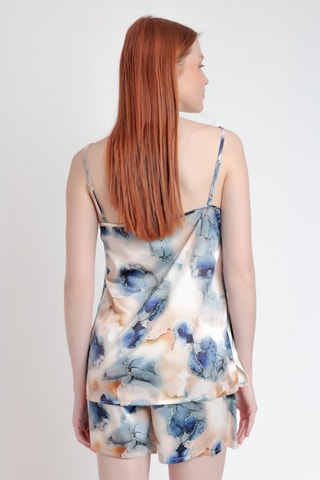 Pyjama - Bleu cobalt et blanc