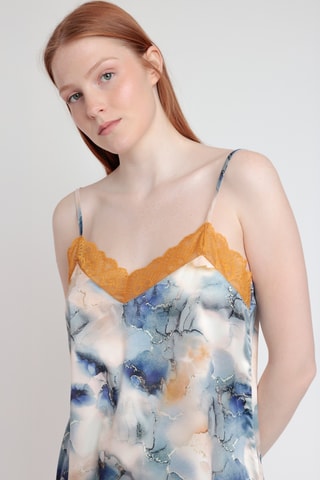 Pyjama - Bleu cobalt et blanc