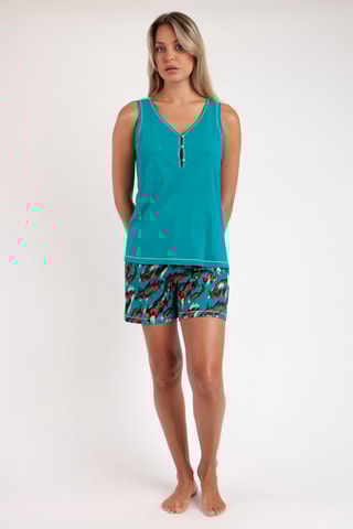 Pyjama - Bleu canard