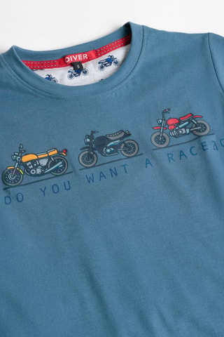 Pyjama - Bleu cobalt