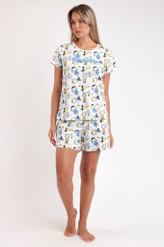 Pyjama Snoopy et les Peanuts - Blanc