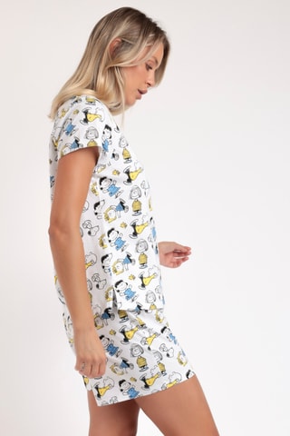 Pyjama Snoopy et les Peanuts - Blanc