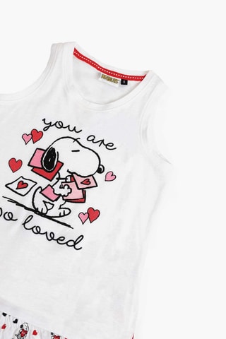 Pyjama Snoopy et les Peanuts - Blanc