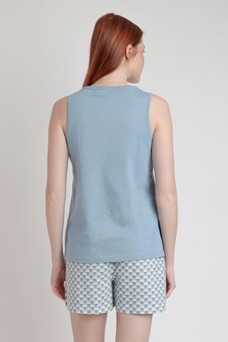 Pyjama - Ciel et blanc