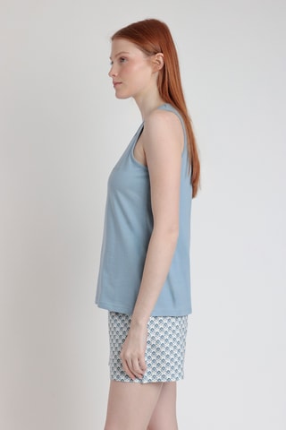 Pyjama - Ciel et blanc