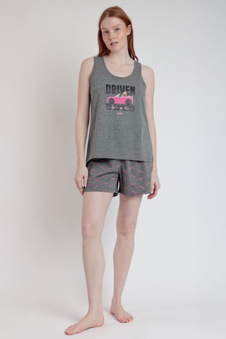 Pyjama Barbie - Gris foncé chiné