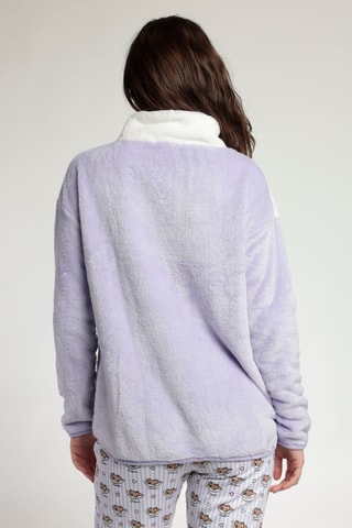 Sweat - Blanc et mauve