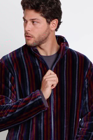 Veste - Bleu marine et rouge