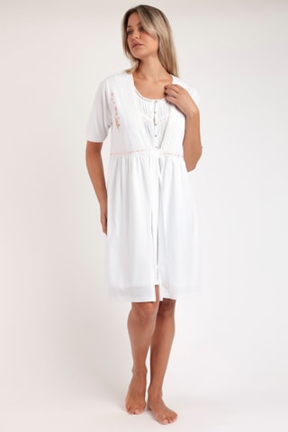 Robe trompe-l’œil - Blanc