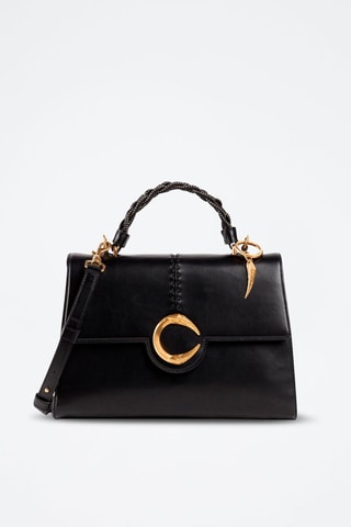 Sac à main en cuir - Noir - Cavalli Class