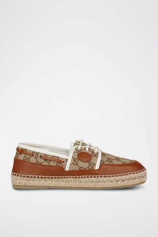 Espadrilles en cuir - Beige