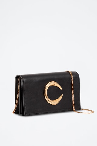 Sac bandoulière en cuir - Noir - Cavalli Class