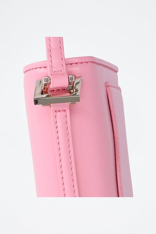 Mala a tiracolo de couro - Rosa - Valentino