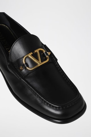 Mocassins en cuir - Noir - Valentino