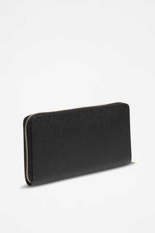 Compagnon en cuir de veau - Noir - Céline