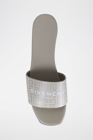 Mules en cuir 4G - Gris  - Givenchy