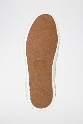Slip-on plateformes en cuir - Noir