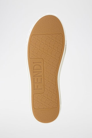 Sneakers montantes en cuir Domino - Bleu marine