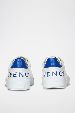 Sneakers en cuir City Sport - Bleu roi et blanc - Givenchy