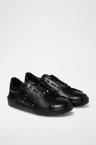 Sneakers en cuir Rockstud Untitled - Noir - Valentino