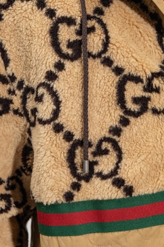 Bomber en laine Jumbo GG - Beige - Gucci